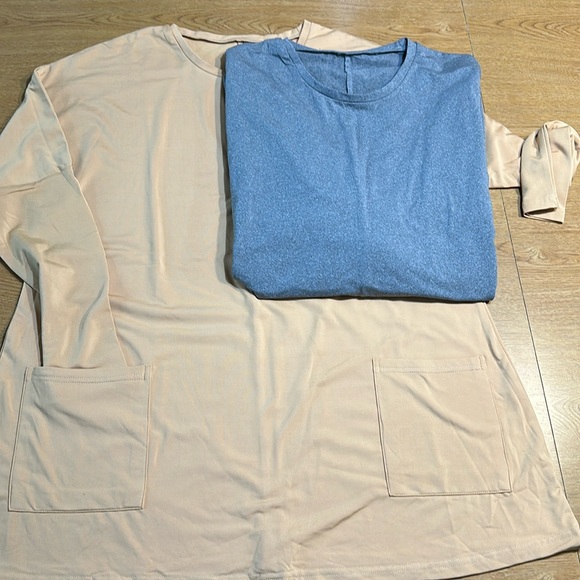 Set of Two Poly Knit Fleece Tunic - Picture 1 of 4